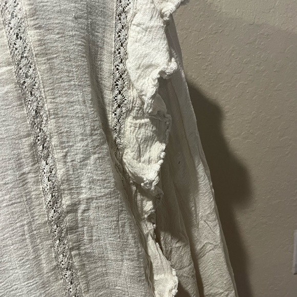 Free People The Amy Top In White Size L - Picture 12 of 16
